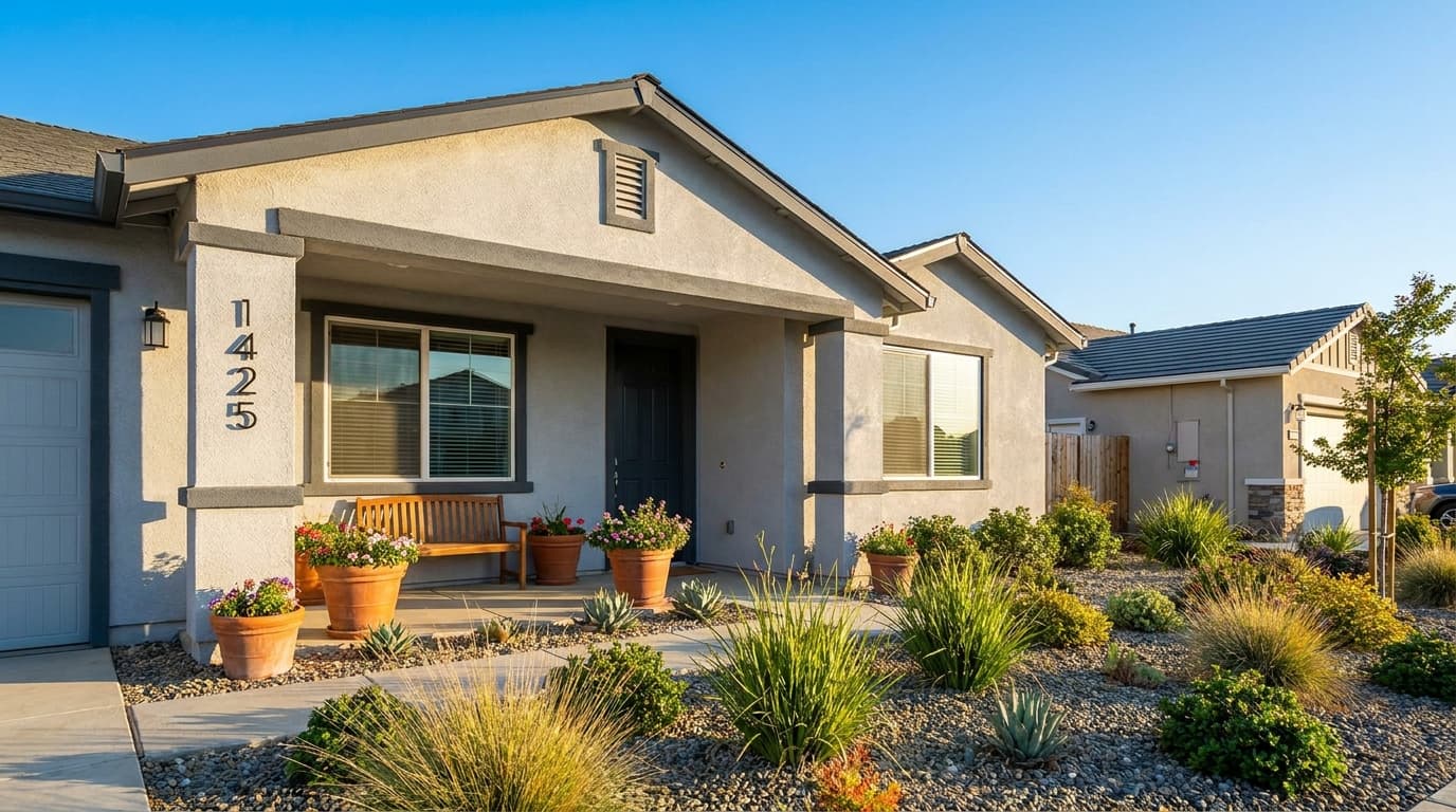 Updated single story Elk Grove home with fresh exterior paint and clean curb appeal ready to sell